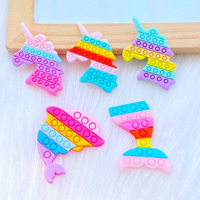 Embellishment Glue Craft - 20Pcs Neue Nette Fischschwanz Einhorn Delphin