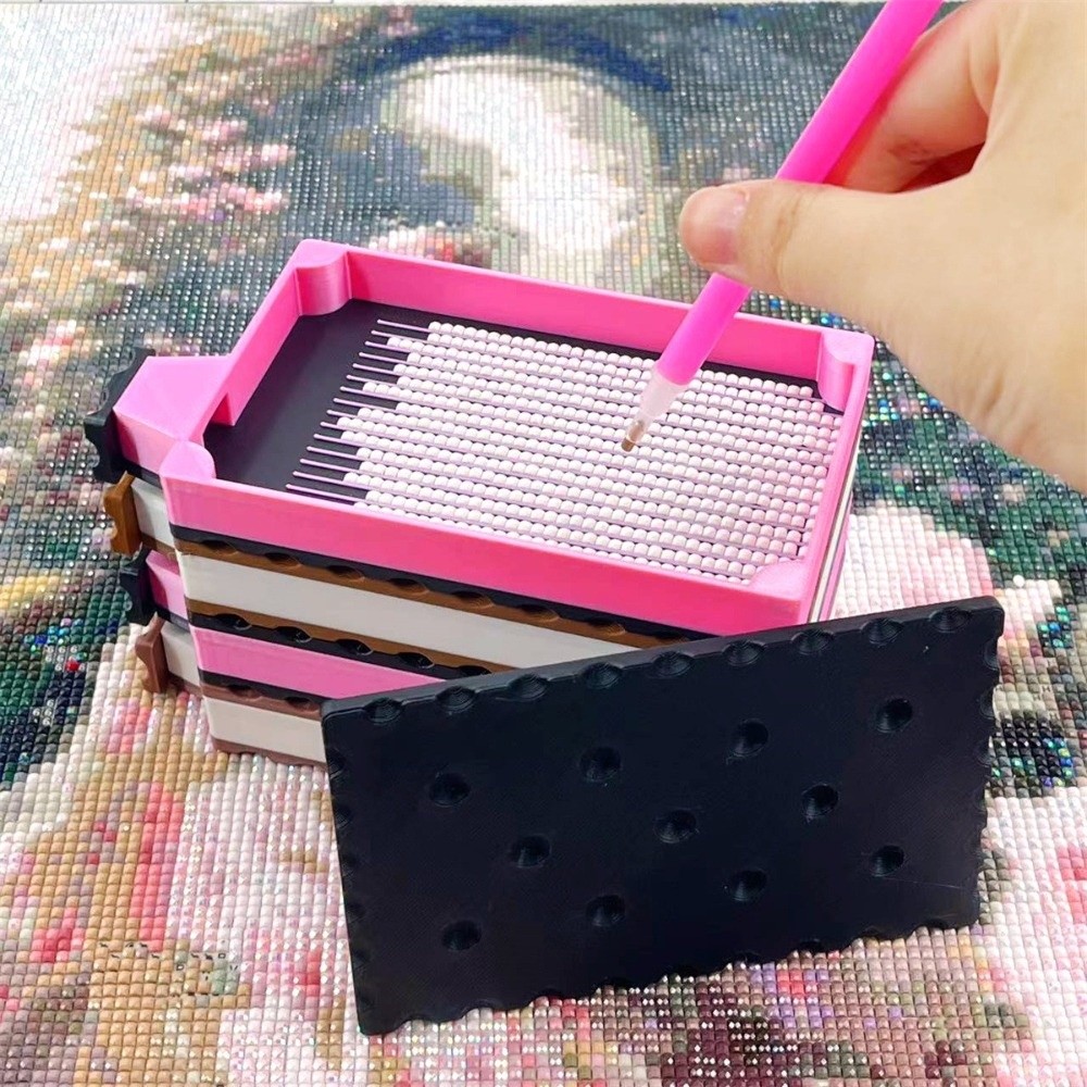 Craft Embellishment Storage - DIY Bastelset für Diamantmalerei: Stickerei-Aufbewahrungsbox mit