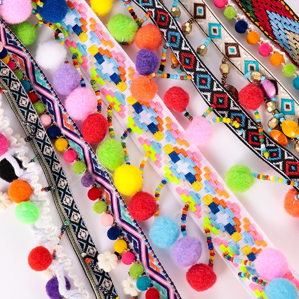 Tassel Fringe Trim - 1Yard Bohemia Quaste Spitze Trim Kostüm