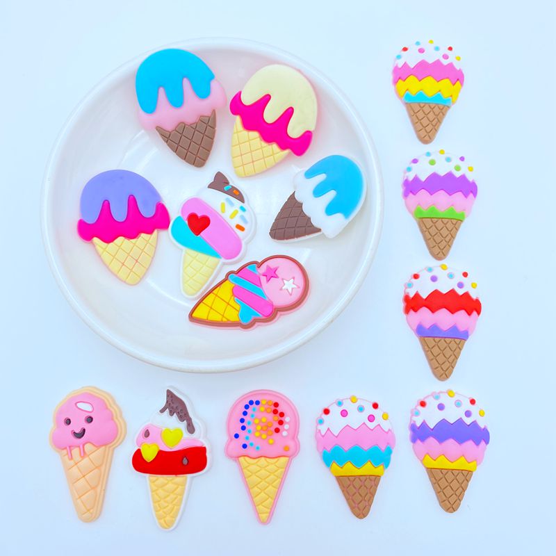 Embellishment Glue Craft - 10/20 stücke Nette Eis Serie PVC