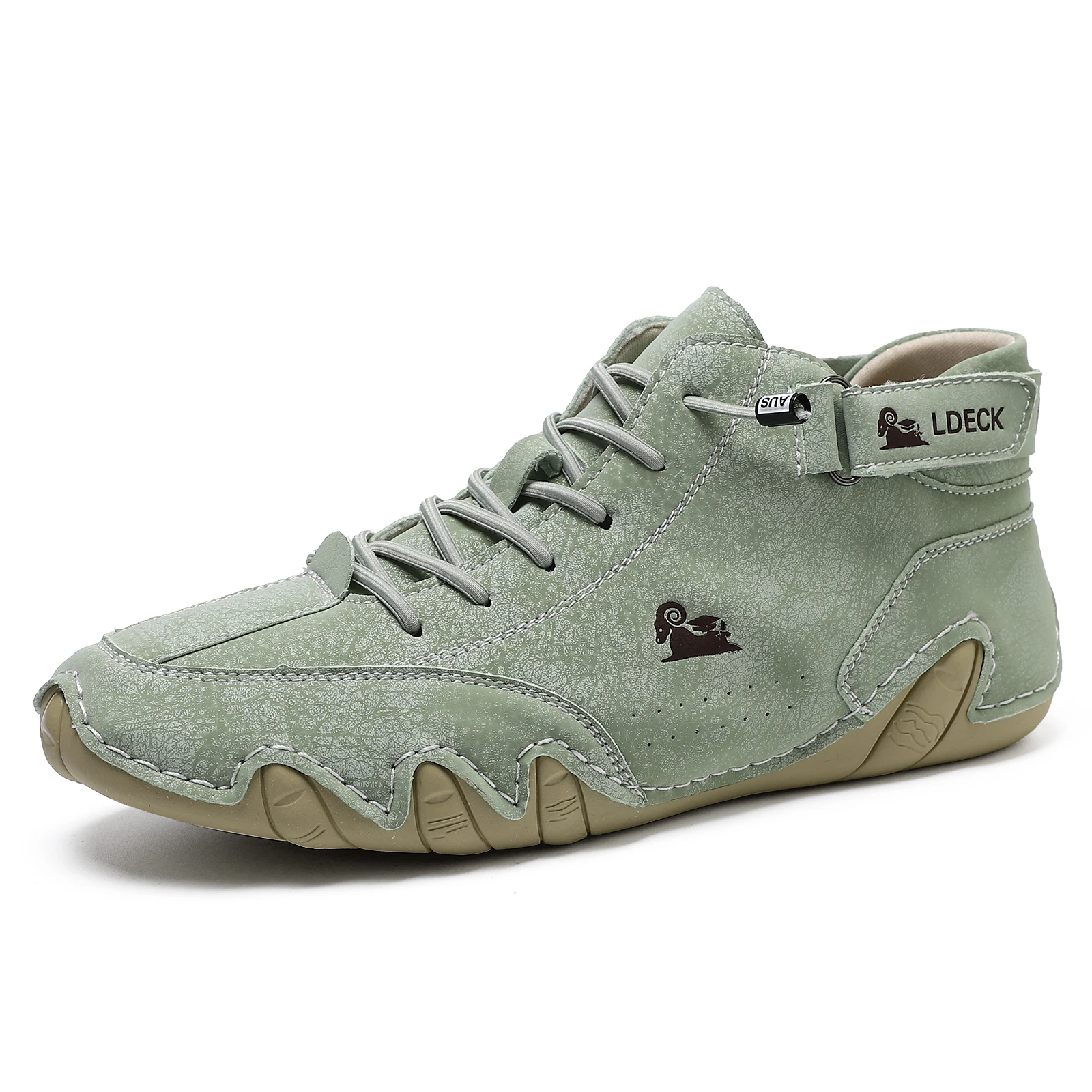 Guipure Lace Panel - Herren Echtleder-Schuhe, Knöchelhohe Stiefel 2026, Herren-Sneaker,