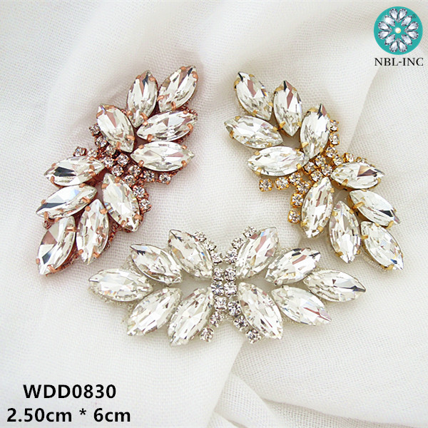 Sew On Rhinestone - (1 STÜCK) Silber Gold Strass Brautgürtel