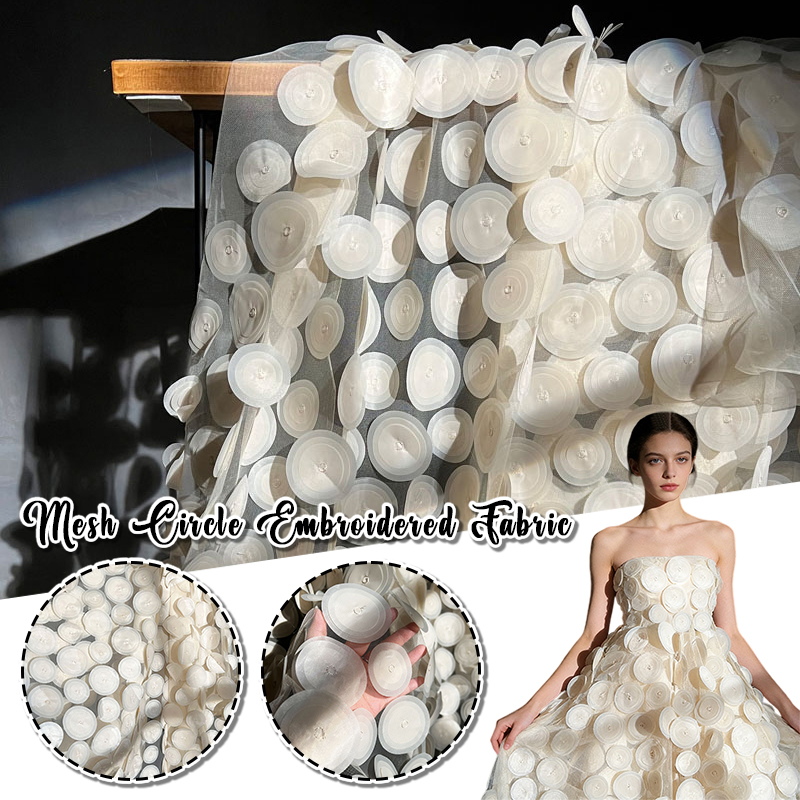 3D Multilayer Kreisförmiger Sc – Crystal Mesh Fabric Bewertung und Preis