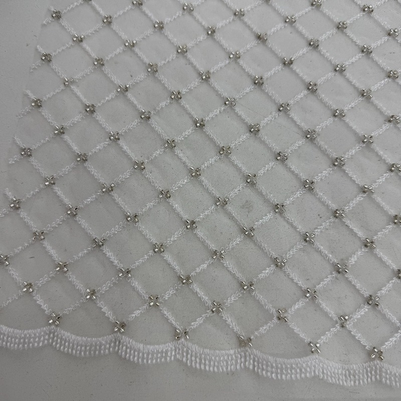 Ripstop-Perlenstickerei-Paille – Crystal Mesh Fabric Bewertung und Preis