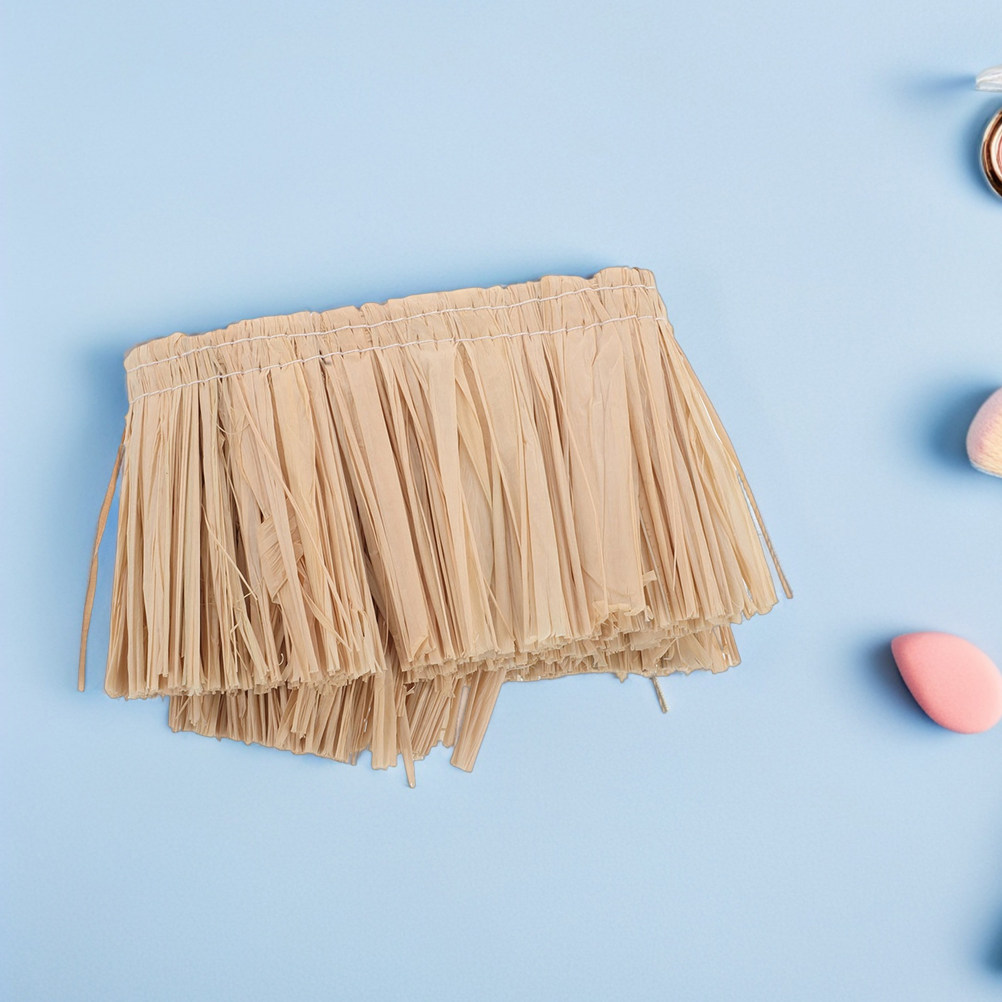 2 Stück Raffia-Fransenbänder,  – Tassel Fringe Trim Bewertung und Preis
