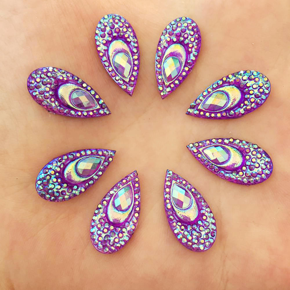 40PCS Harz 10*20mm Teardrop Pf – Embellishment Glue Craft Bewertung und Preis