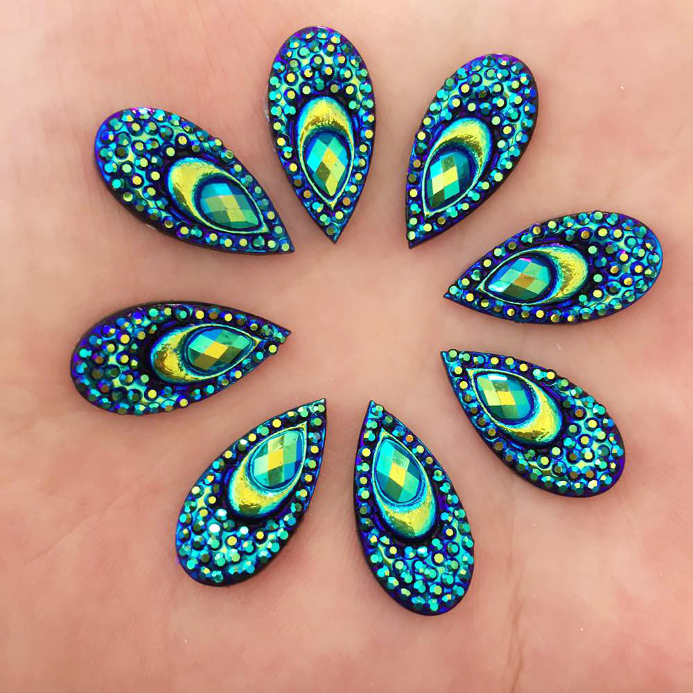40PCS Harz 10*20mm Teardrop Pf – Embellishment Glue Craft Bewertung und Preis