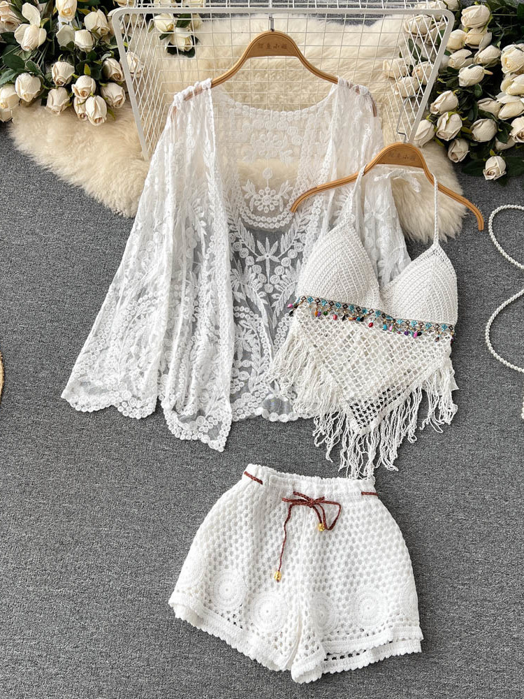 Sommer Neues Urlaubsoutfit Dam – Tassel Fringe Trim Bewertung und Preis