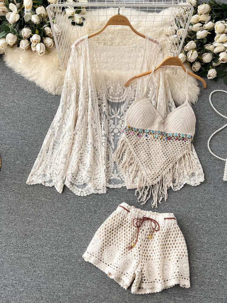 Sommer Neues Urlaubsoutfit Dam – Tassel Fringe Trim Bewertung und Preis