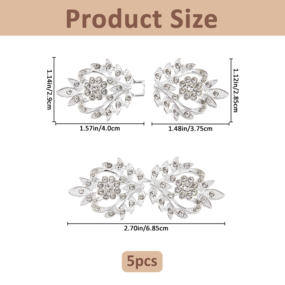 5 Paar Strass-Umhangverschlüss – Sew On Rhinestone Bewertung und Preis