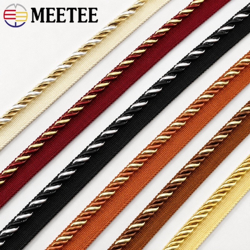 2/5/10/12M Meetee 6mm Zweifarb – Cord Trim Twisted Bewertung und Preis