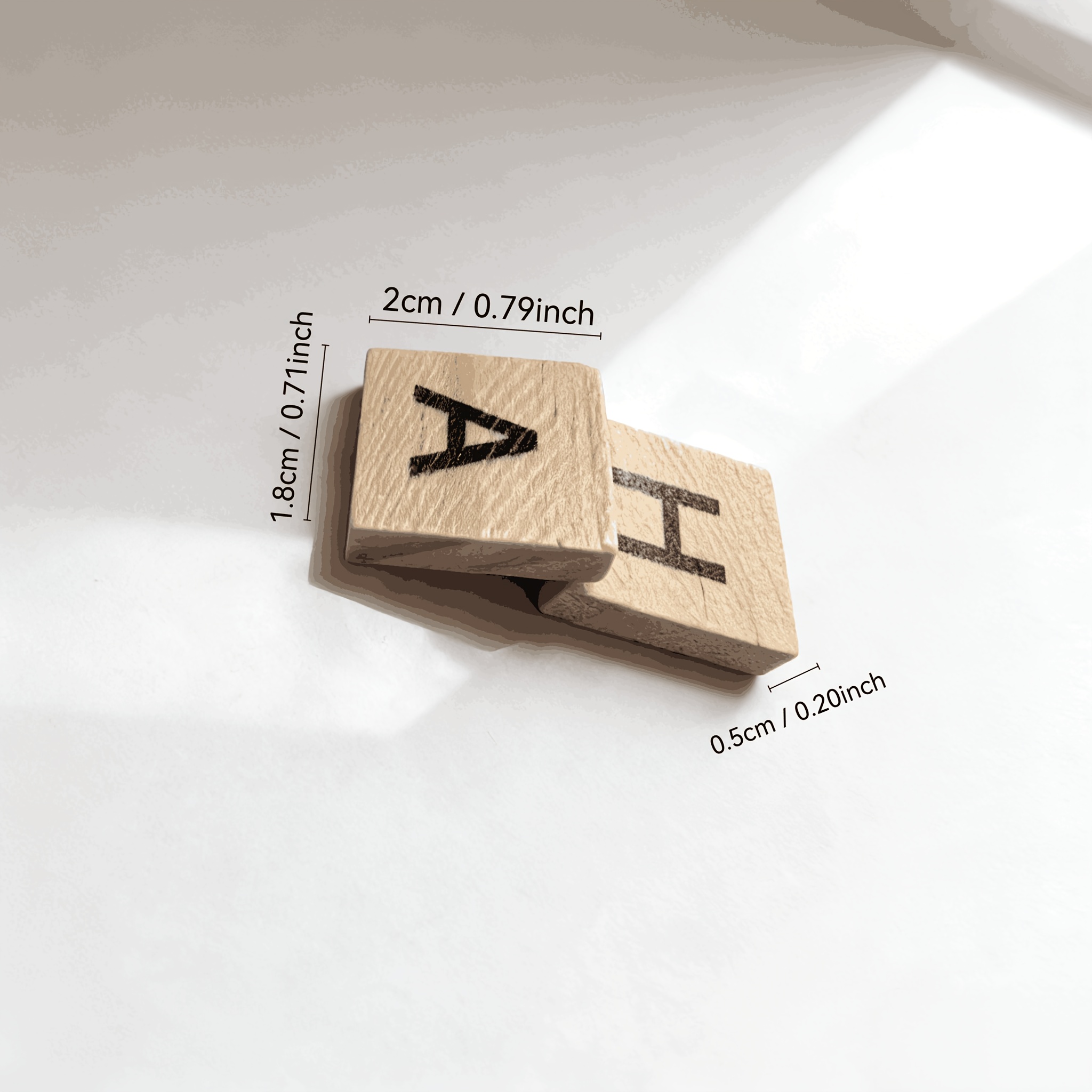 100 Stück Holzbuchstabenwürfel – Embellish Craft Bewertung und Preis