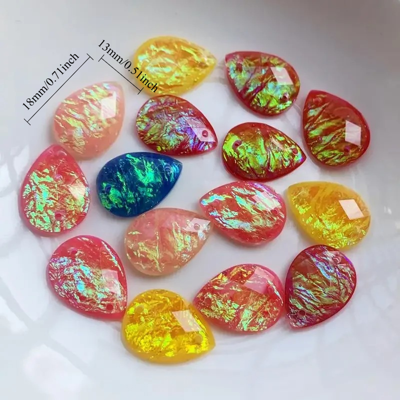 15 Stück 13*18mm tropfenförmig – Sew On Rhinestone Bewertung und Preis