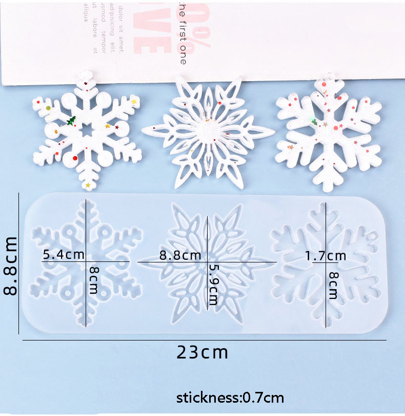 Weihnachtliche Hohlschneeflock – Christmas Craft Embellishment Bewertung und Preis