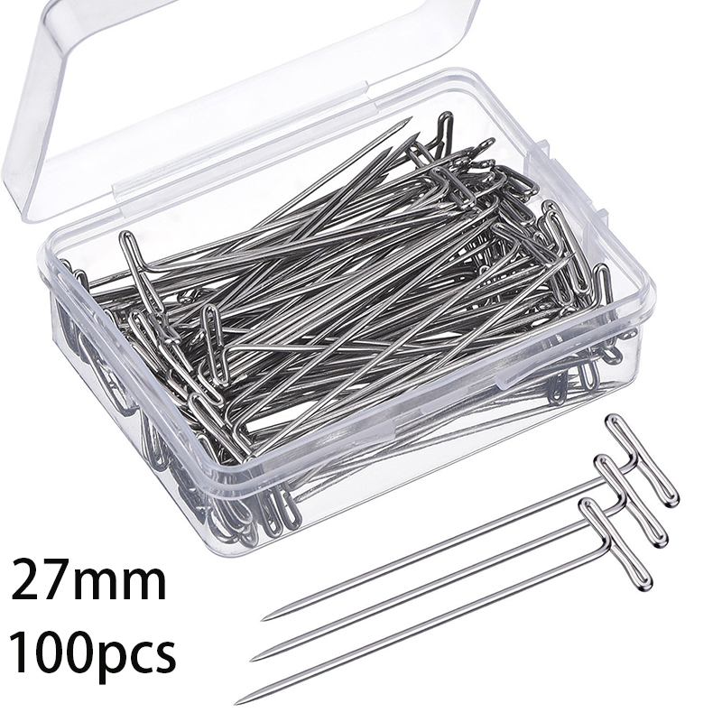 20/100 Stücke Edelstahl T Pins – Craft Embellishment Storage Bewertung und Preis